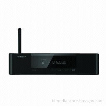 HDD Media Player with Android 2.2/Linux Dual OS, 3D Function and CE/RoHS/FCC Certificate